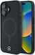 Mercedes-Benz Umschlag Rückseite Kunststoff / Leder Schwarz (iPhone 16 Plus)