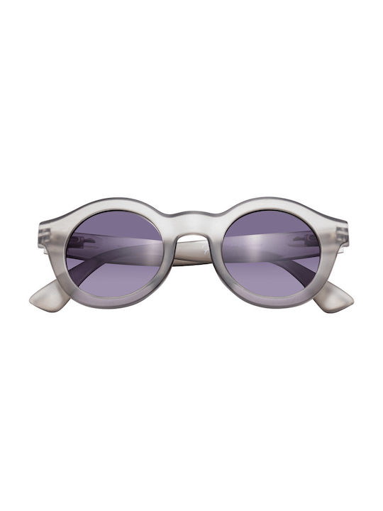 Handmade Sunglasses with Gray Plastic Frame and...