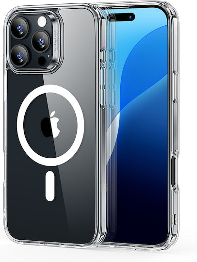 ESR Classic Hybrid Halolock Umschlag Rückseite Kunststoff / Silikon 0.7mm Transparent (iPhone 17 Pro / iPhone 16 Pro)