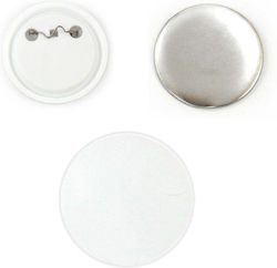 Pixmax 25mm Badge Components Pin Button Badge Pressing 100 Pack