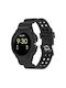 Techsuit Λουράκι Σιλικόνης Μαύρο (Google Pixel Watch 1 / 2 / 3 / 4 41mm)