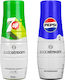 2x Sodastream 7up Pepsi Concentrate Syrup