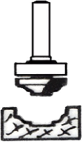 Fräser P410 OEM P410-d19-p8 D19 6.35d P8 45m