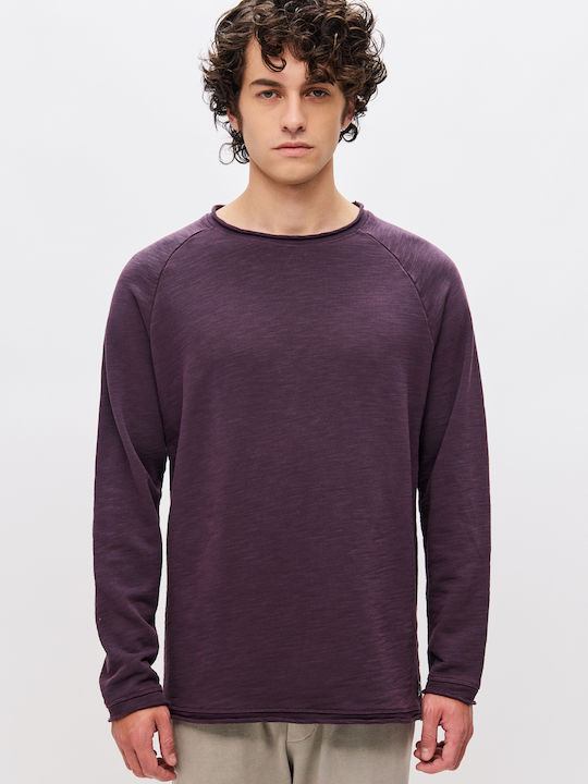 Dirty Laundry Bluză cu mânecă lungă Plum