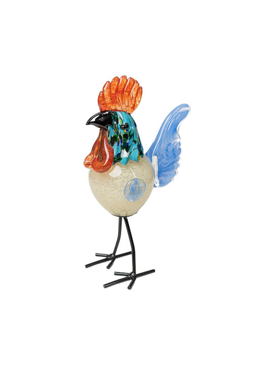 Romimex Decorative Bird made of Glass 1pcs