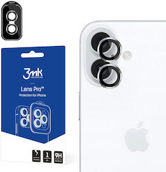 3MK Iphone Kameraschutz Gehärtetes Glas Silver für das Apple iPhone 16, iPhone 16 Plus