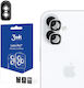 3MK Iphone Camera Protection Tempered Glass Silver for the Apple iPhone 16, iPhone 16 Plus