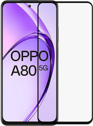 Rurihai Full Glue Tempered Glass Oppo A80 5g Black