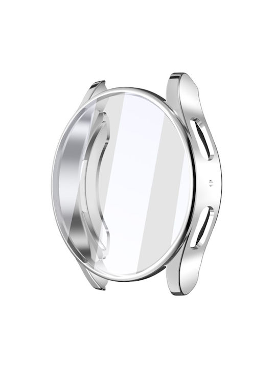 Προστασίας Silicone Case in Silver color for Samsung Galaxy Watch 7 (44mm)