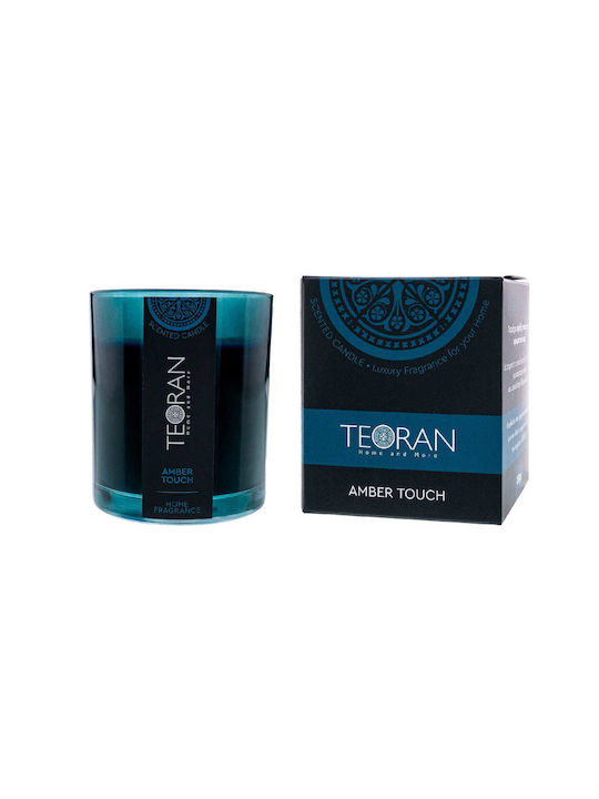 Teoran Aromatisches Kerze in Gefäß mit Duft Bernstein 130gr