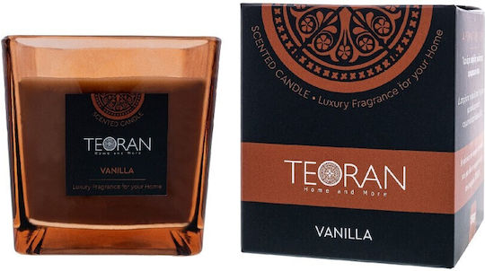 Teoran Lumânare Aromatică în Borcan cu Miros de Vanilie 210gr
