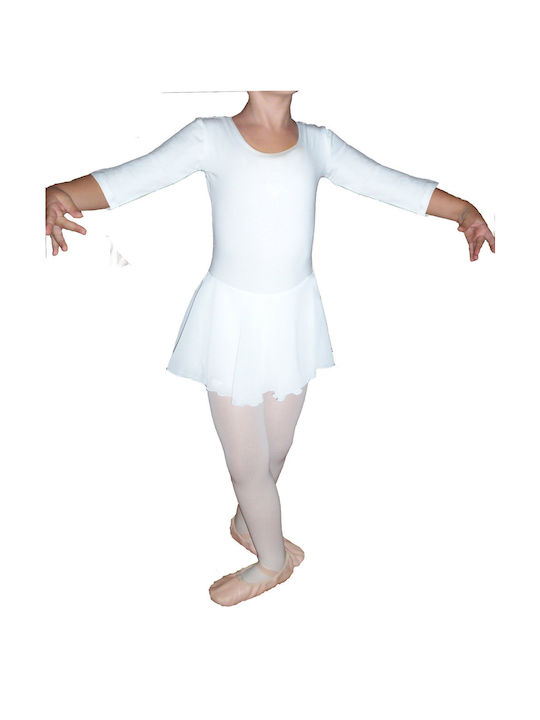 Kokoracostume Kids Dance Bodysuit White