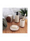 Eurocasa Eurocasa Bathroom Accessory Set Resin Beige 4 Pieces