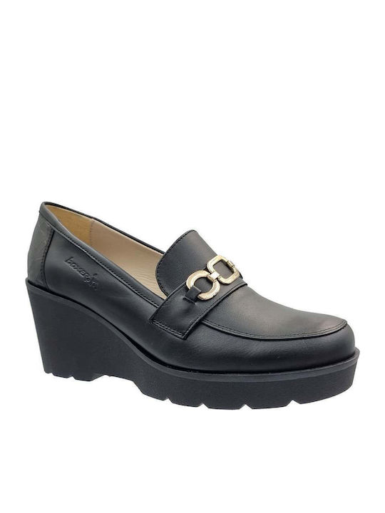 Mocasini dama în culoarea Negru