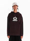 Women's Sweatshirt Hooded Burgundy