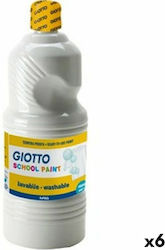 Giotto Τέμπερα Ζωγραφικής Λευκό 1000ml