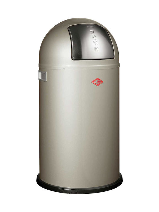 Mülleimer N Silber 50l Pushboy Wesco