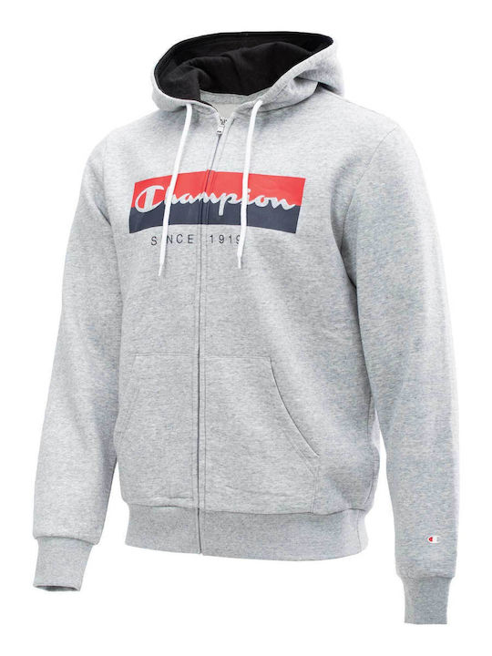 Champion Sweatshirt with Hood Grey