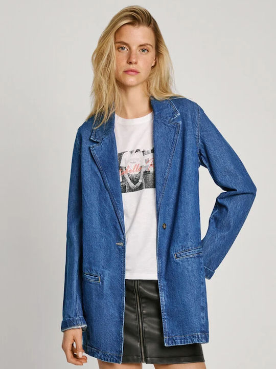 Pepe Jeans Mabel Γυναικείο Σακάκι Denim