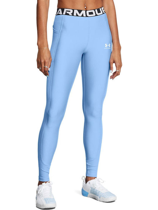 Under Armour Training Γυναικείο Μακρύ Κολάν Μπλε