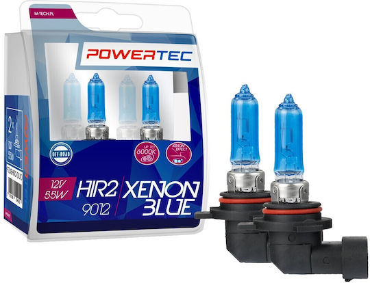 M-Tech Lamps Car HIR2-9012 Xenon 6000K Cold White 12V 55W 2pcs