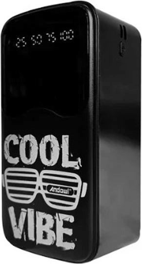 Andowl Q-CD906 Power Bank 60000mAh Μαύρο