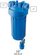 Atlas Filtri Dp Big Mono Water Filtration System Single Under Sink / Central Supply Micron 1''