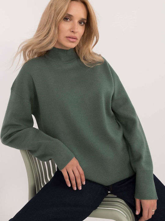 Sublevel Women's Sweater Dark Green