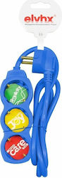 Elvhx Power Strip with Cable 1.5m Elvhx Power Strip with Cable 1.5m