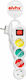 Elvhx Steckdosenleiste 4 Positionen mit Kabel 1.4m