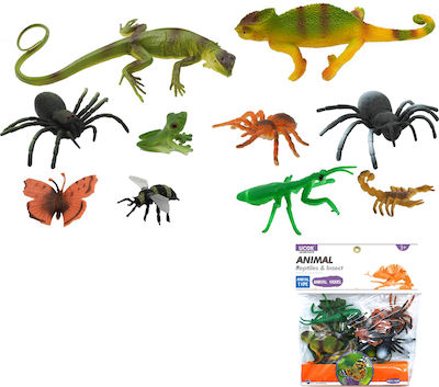 Insects Reptiles 10 Pieces