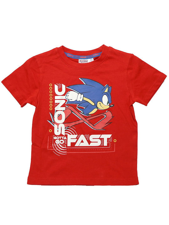 Sega Kids Blouse Short Sleeve red