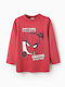 Kids' Shirt Long Sleeve Red