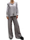 Dama Tesatura Pantaloni Grey
