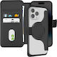 4smarts Magsafe Universal Wallet Case Size Xl Magnetic Closure Black