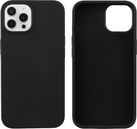 Idol 1991 Velvet Elite Back Cover Silicon / Plastic Rezistentă La Apă Negru (iPhone 16 Pro Max)