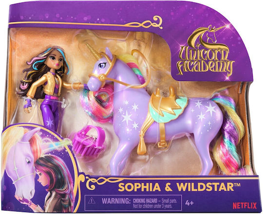 Spin Master Sophia & Wildstar Σετ Κούκλας Unicorn Academy για 3+ Ετών