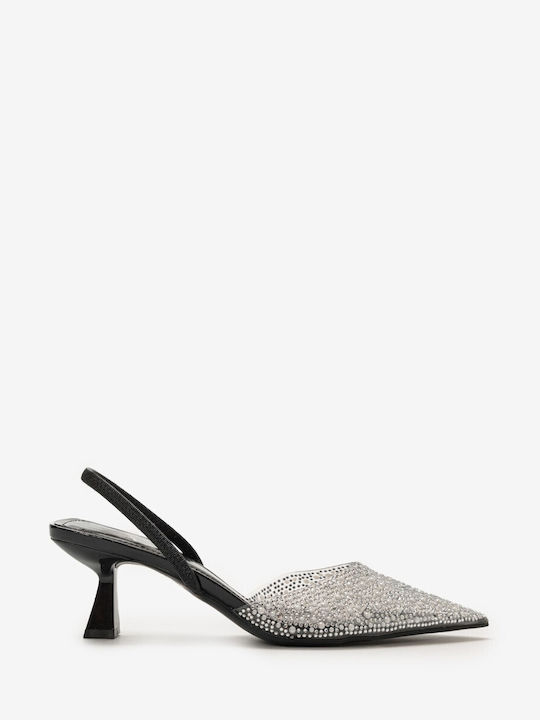 Alta Moda Pointed Toe Gray Heels