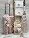 Makis Tselios Economical Baptism Set for Girls Theme ''Butterflies Pearls'' Th-012 7 Pieces