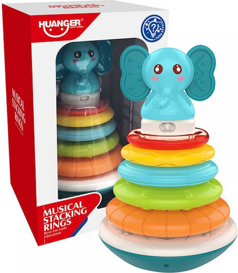 Huanger Играчка за подреждане със светлина и звуци за 6++ месеца