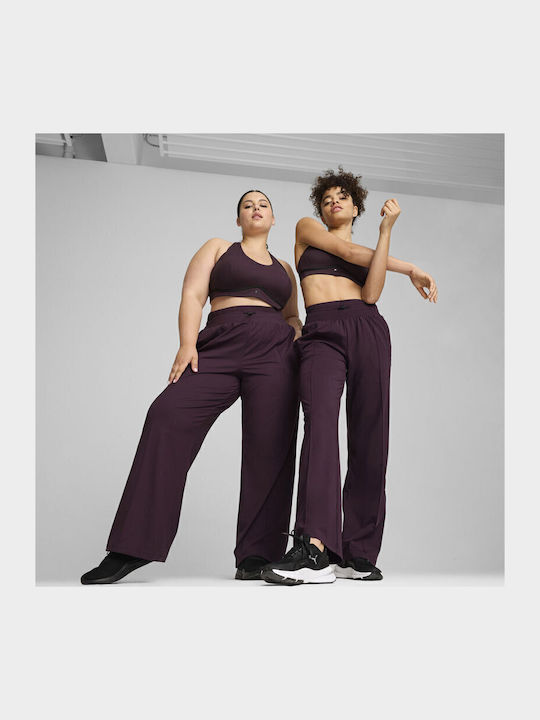 PUMA Damen Jogginghosen Mit Midnight Lila