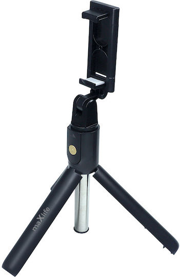 Maxlife MXST-100 Selfie Stick Trepied Pentru Telefon Mobil Bluetooth Negru