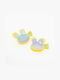 Set of Kids Hair Clips with Hair Clip in Yellow Color 2pcs