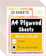 Creative Deco 25 X A4 Placaj 3mm 300 X 210 X 3 ...