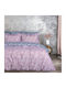 Das Home Happy 9646 Σετ Σεντόνια Υπέρδιπλα 240x260εκ. Grey, Nude (4τμχ)