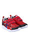 Παιδικά Sneakers με Σκρατς Κόκκινα
