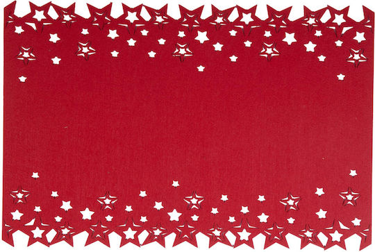 Nef-Nef Homeware Snow Σετ Χριστουγεννιάτικα Σουπλά Αστέρια 30x45εκ. 2τμχ