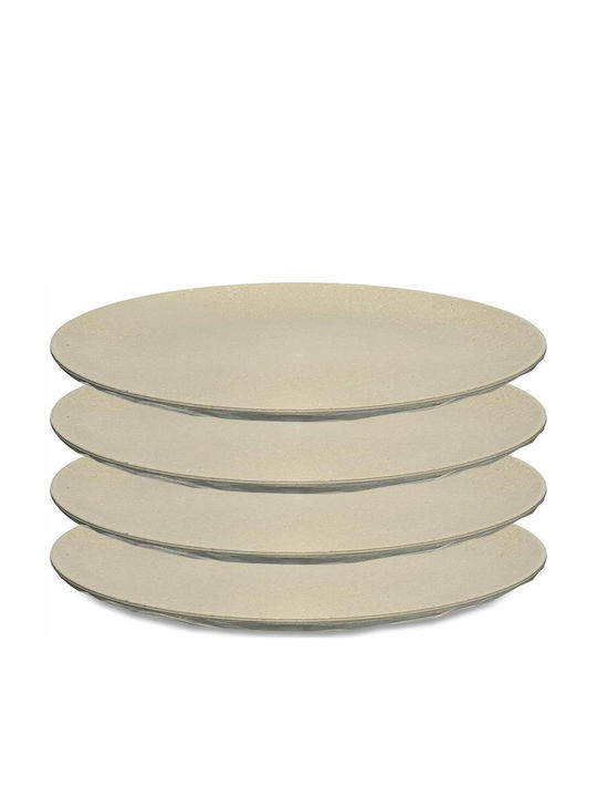 Koziol Plate Desert made of Melamine Beige 4pcs