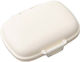Medikamenten-Organizer Kunststoff 8 Fächer 0,1 L Weiß Flippy 11 x 7 cm
