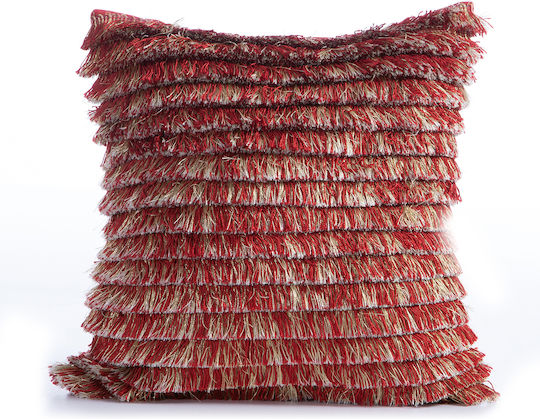 Nef-Nef Homeware Christmas Decorative Pillow Square Red 30x30cm